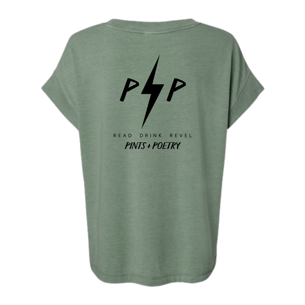 PINTS+POETRY Women's Relaxed Vintage Wash Tee