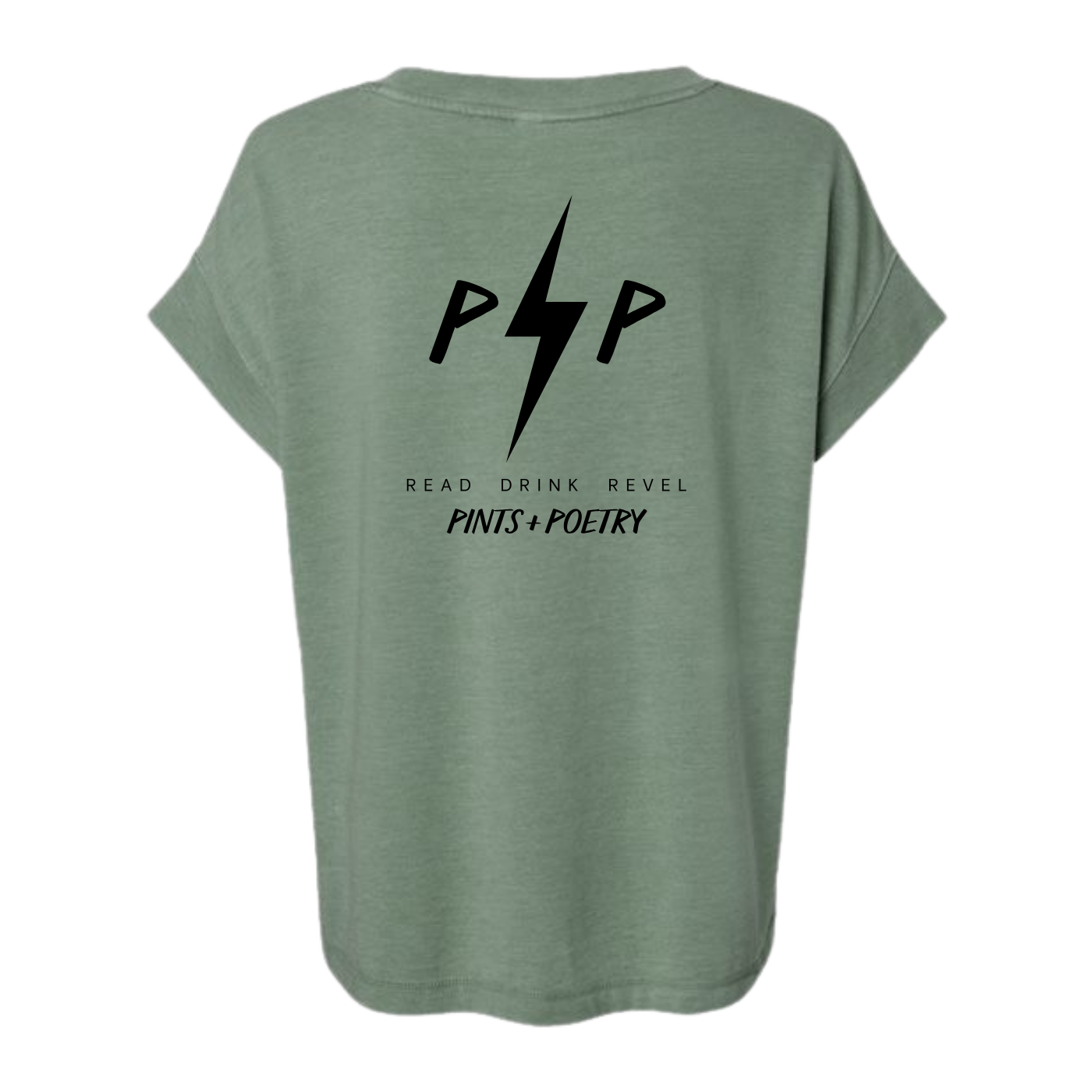 PINTS+POETRY Women's Relaxed Vintage Wash Tee