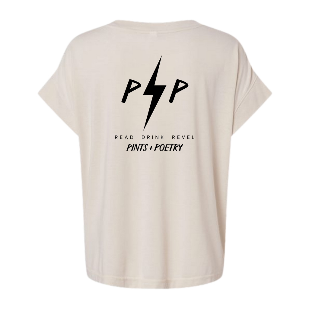 PINTS+POETRY Women's Relaxed Vintage Wash Tee