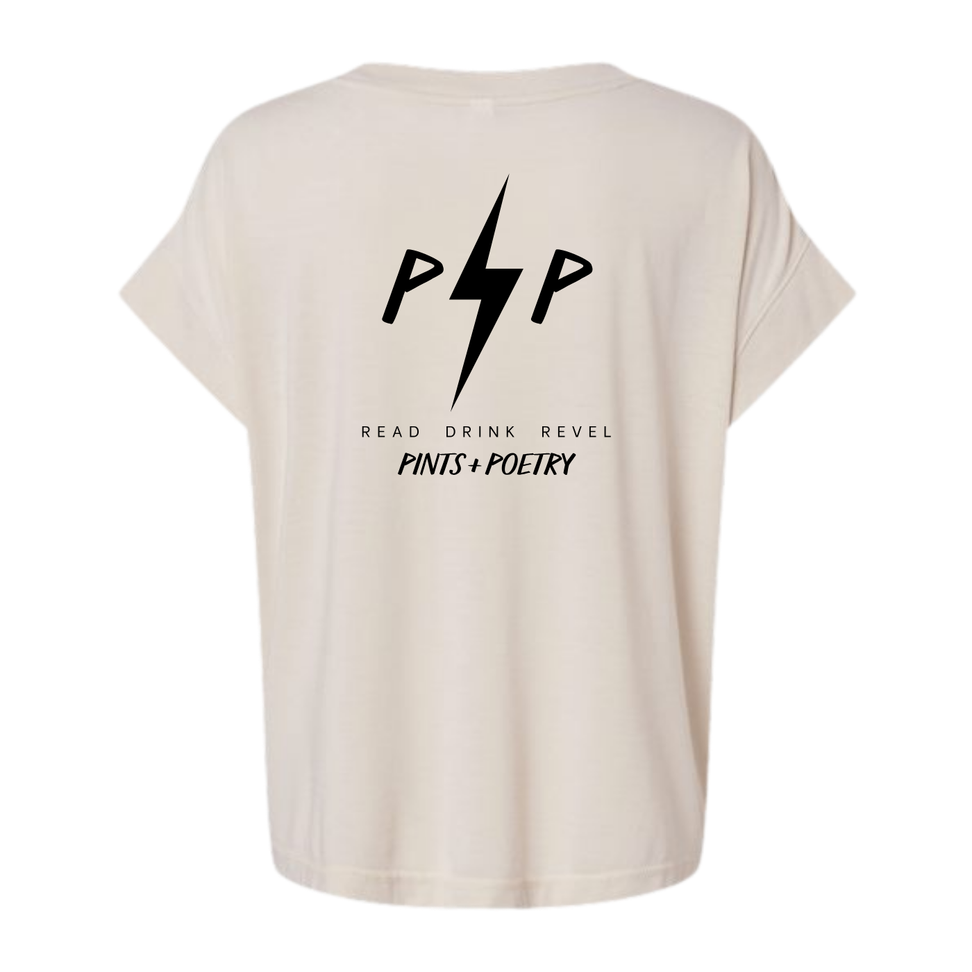 PINTS+POETRY Women's Relaxed Vintage Wash Tee