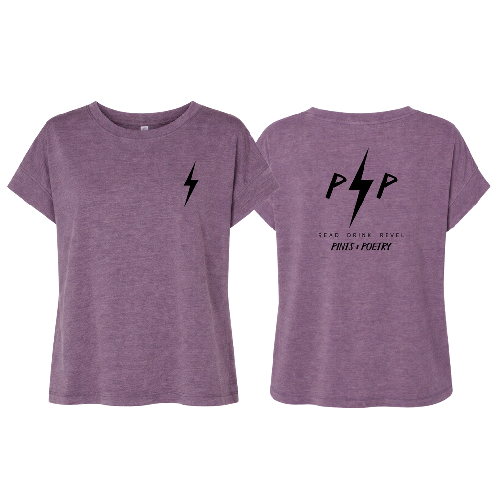 PINTS+POETRY Women's Relaxed Vintage Wash Tee