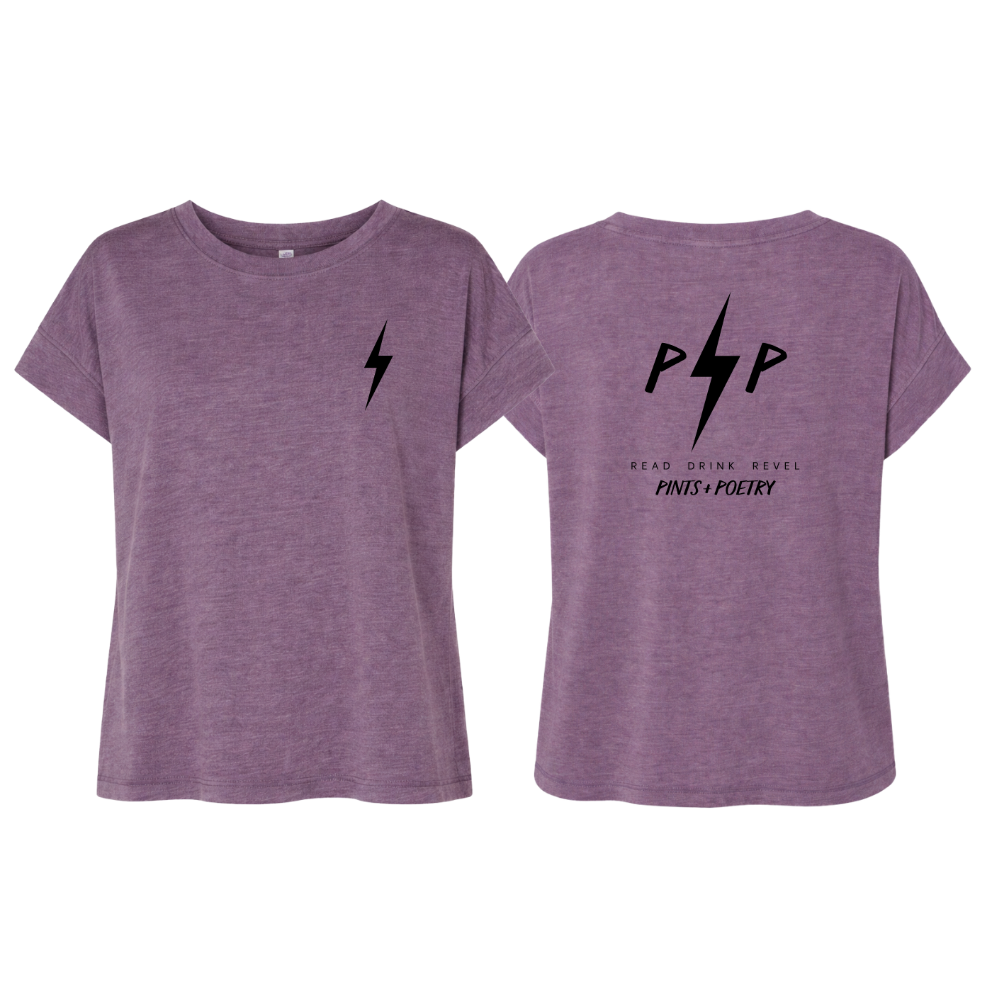 PINTS+POETRY Women's Relaxed Vintage Wash Tee