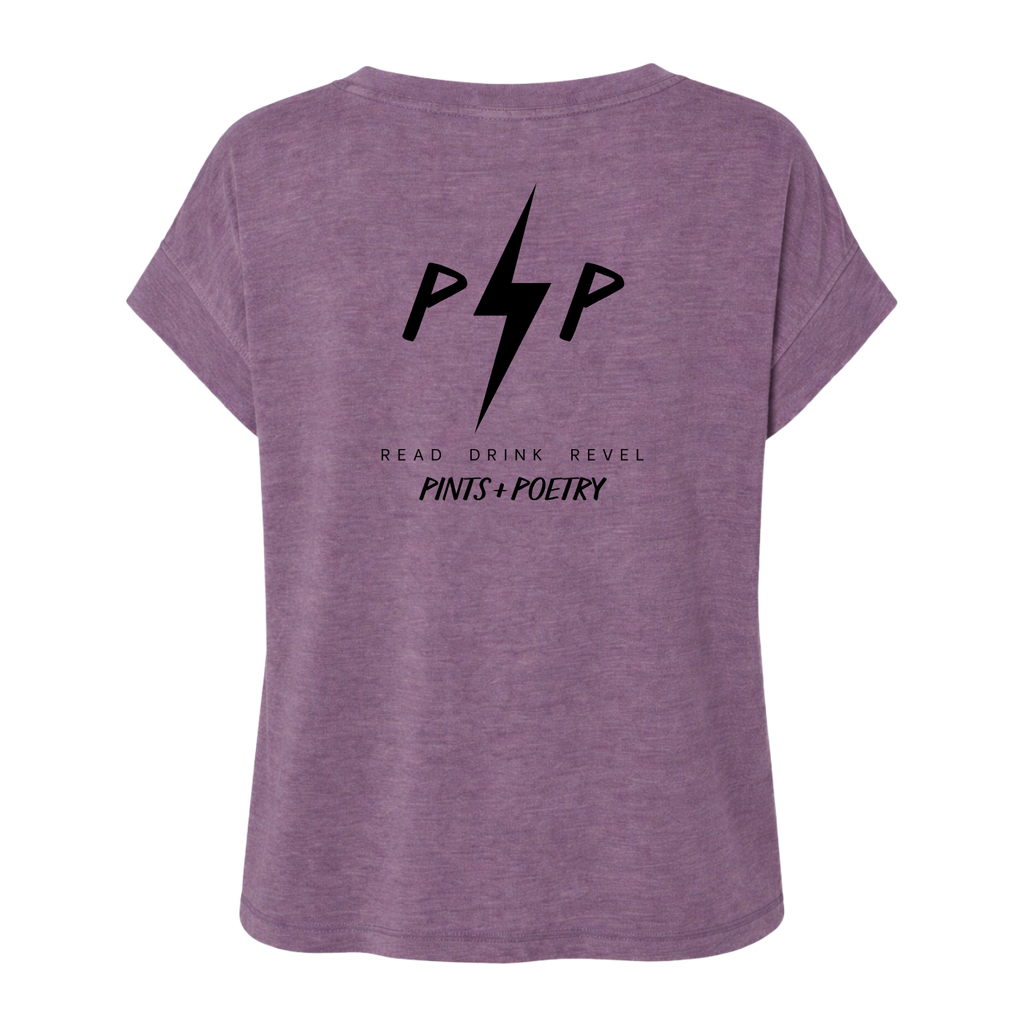 PINTS+POETRY Women's Relaxed Vintage Wash Tee