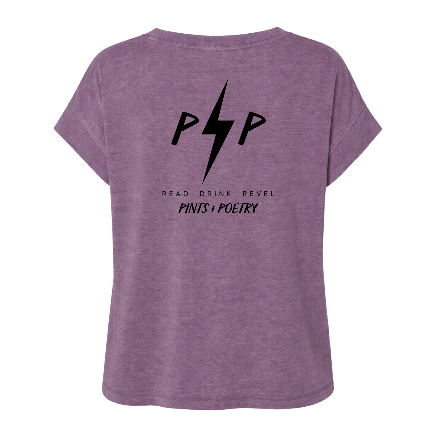 PINTS+POETRY Women's Relaxed Vintage Wash Tee