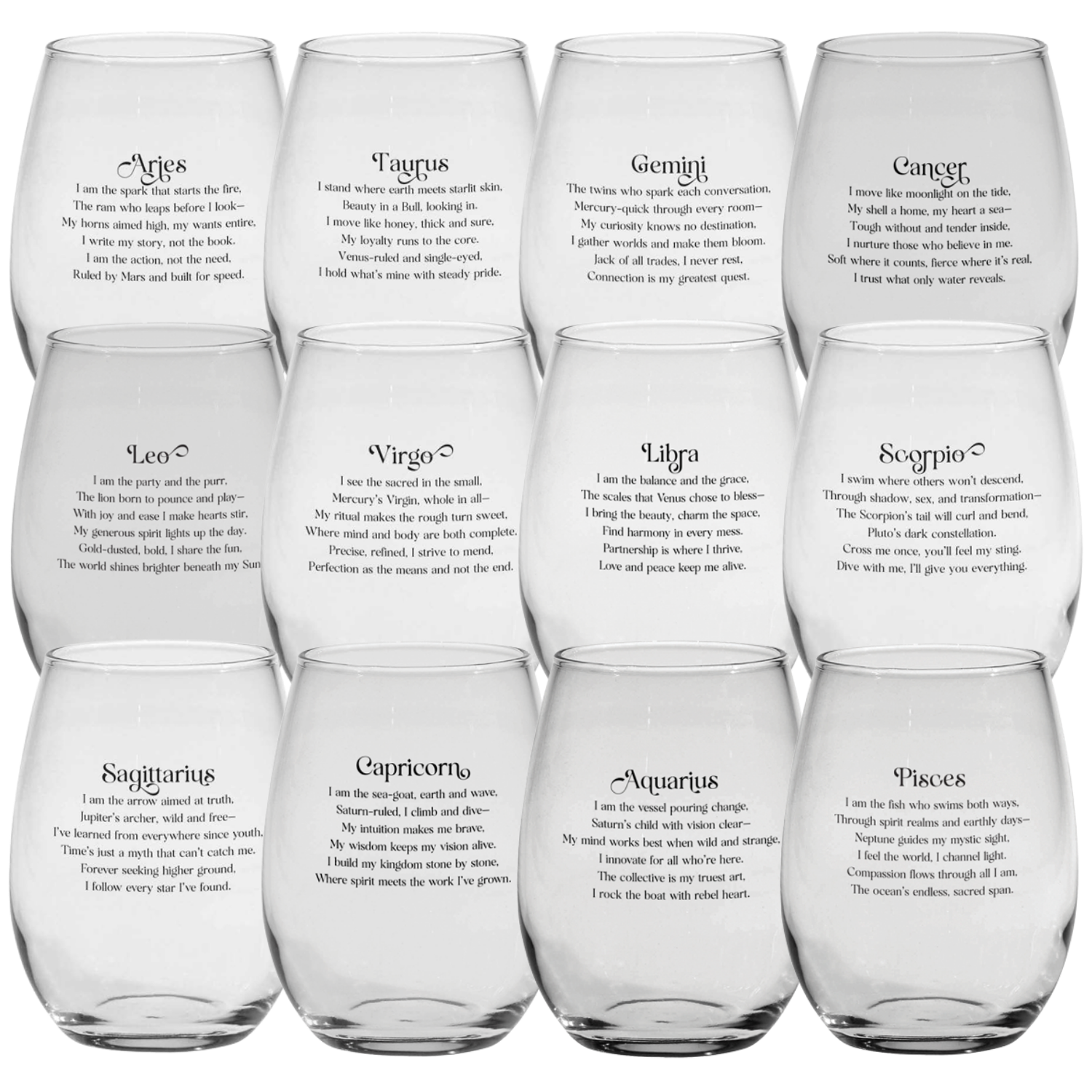 Constellations Series (set of 12)